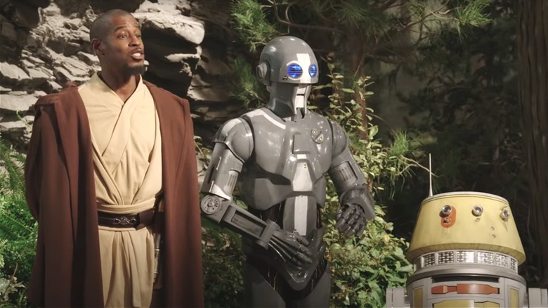 Kelleran Beq introduces his droids 