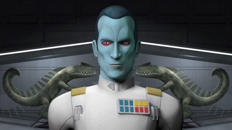 Thrawn wearing uniform