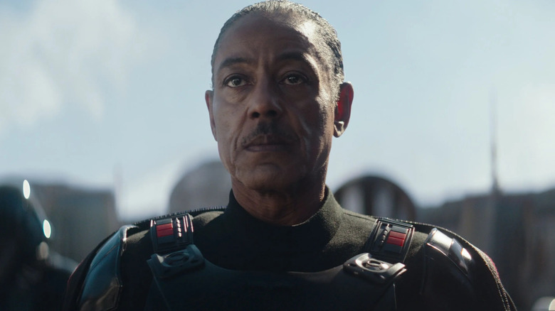 Giancarlo Esposito looking sternly ahead