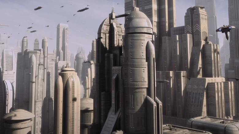Buildings on Coruscant