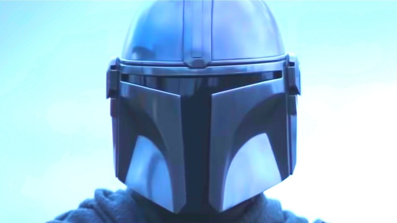 The Mandalorian helmet in The Mandalorian 