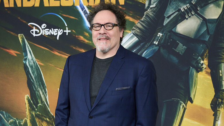 Jon Favreau poses