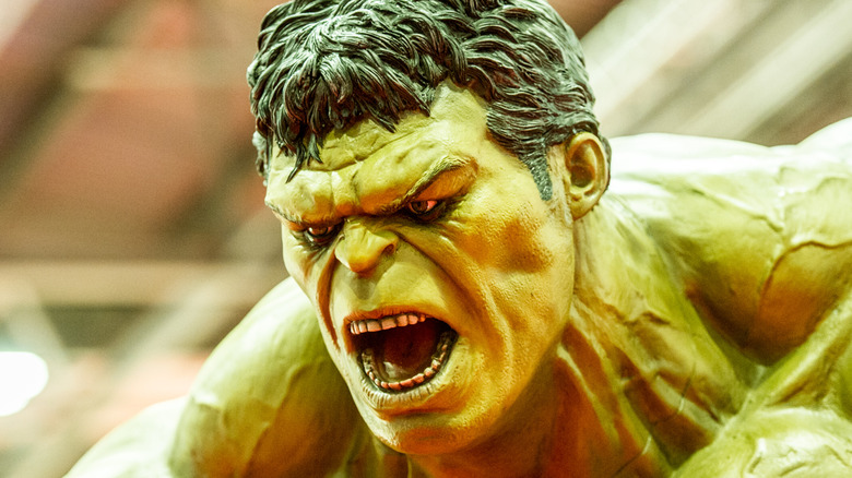Incredible Hulk shouting