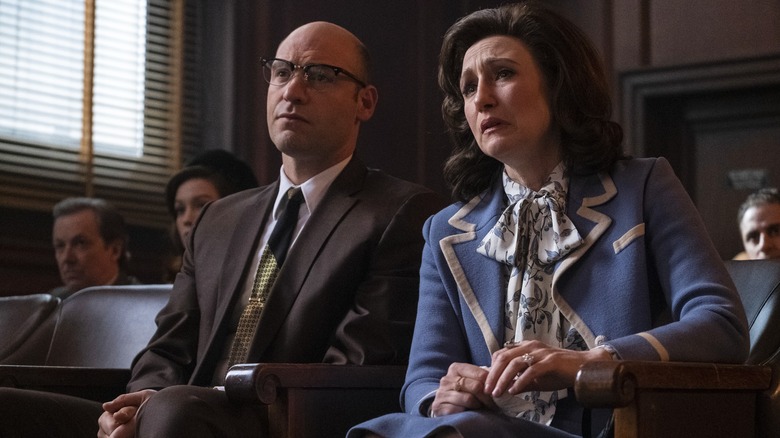 Corey Stoll and Vera Farmiga in "The Many Saints of Newark