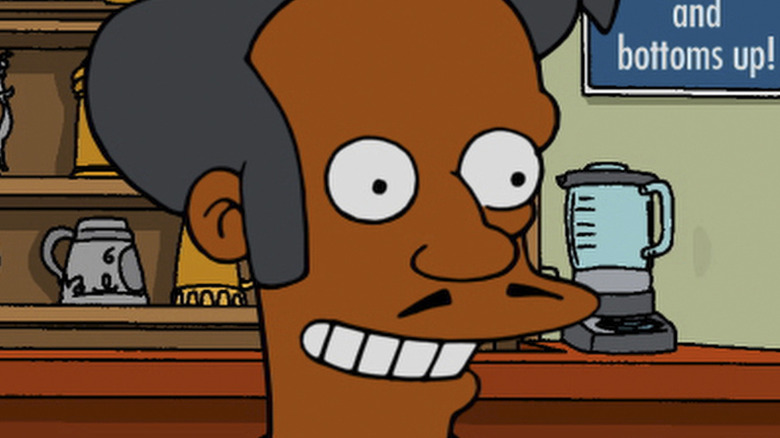 Apu smiling