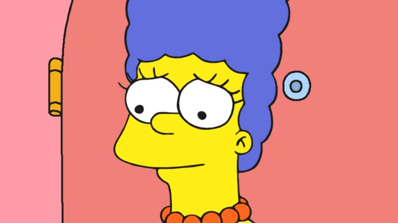 Marge Simpson looking lovingly
