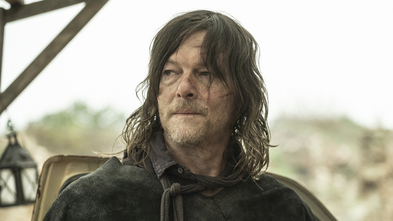 Daryl Dixon looking to the side in The Walking Dead: Daryl Dixon