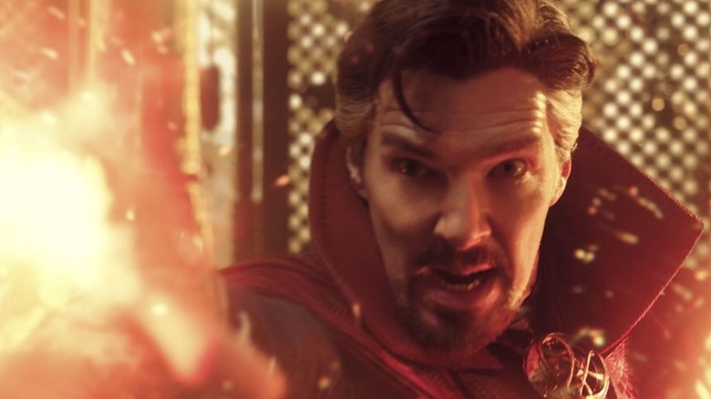 Doctor strange casts a spell