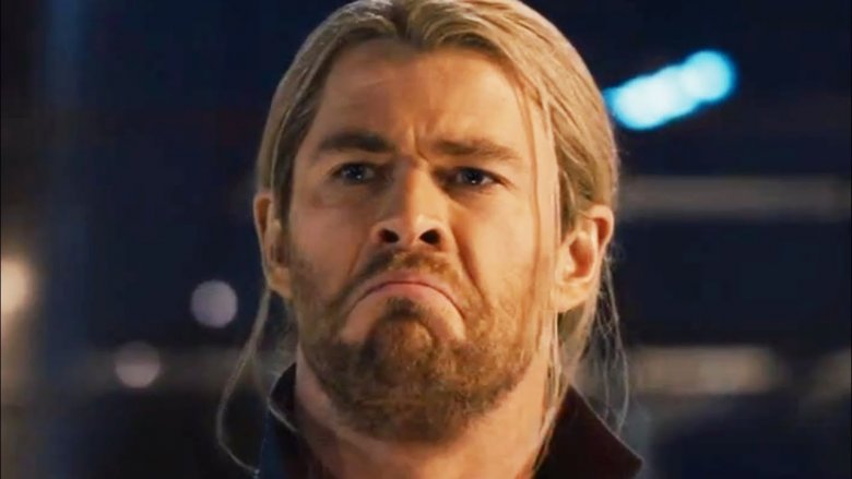 Chris Hemsworth funny face