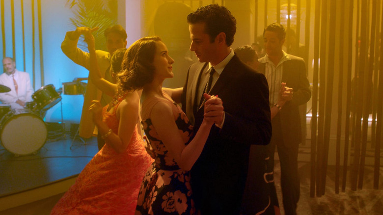 Midge and Lenny dance