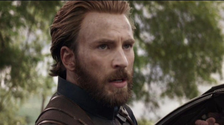 Captain America with beard