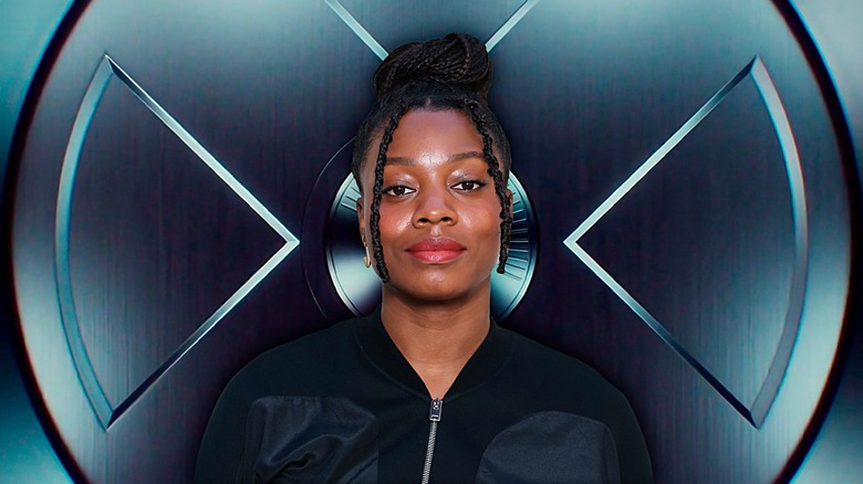 Nia DaCosta by X-Men logo