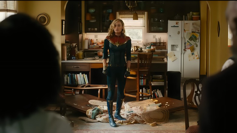 Captain Marvel in Kamala Khan home