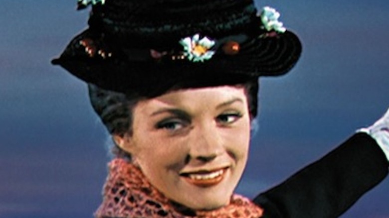 Mary Poppins smiling