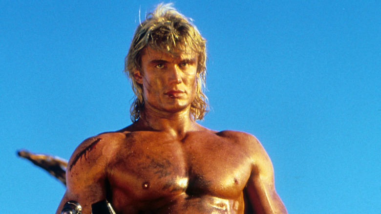 He-Man shirtless in Masters of the Universe (1987)