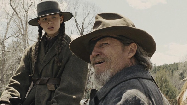 Hailee Steinfeld and Jeff Bridges in True Grit
