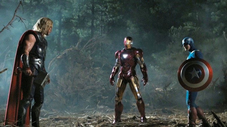 Thor, Iron Man, Captain America