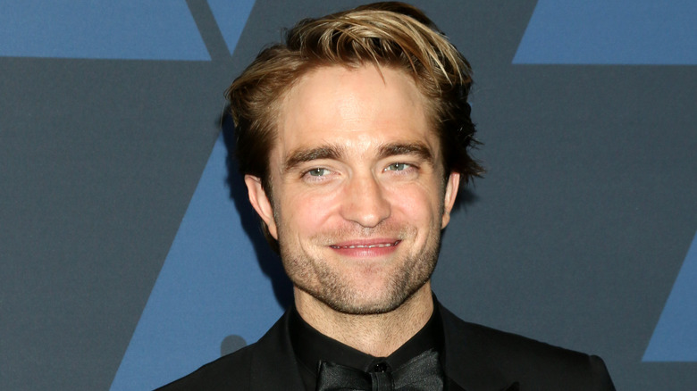 Robert Pattinson smiling
