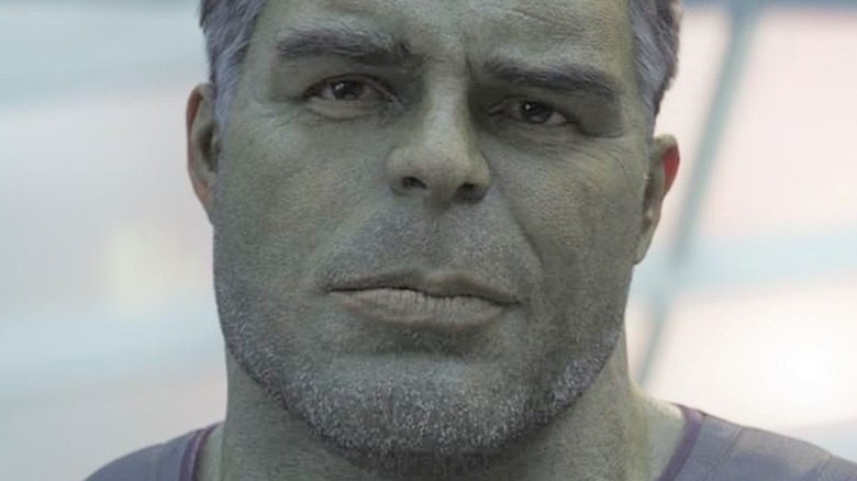 Hulk looking thoughtful