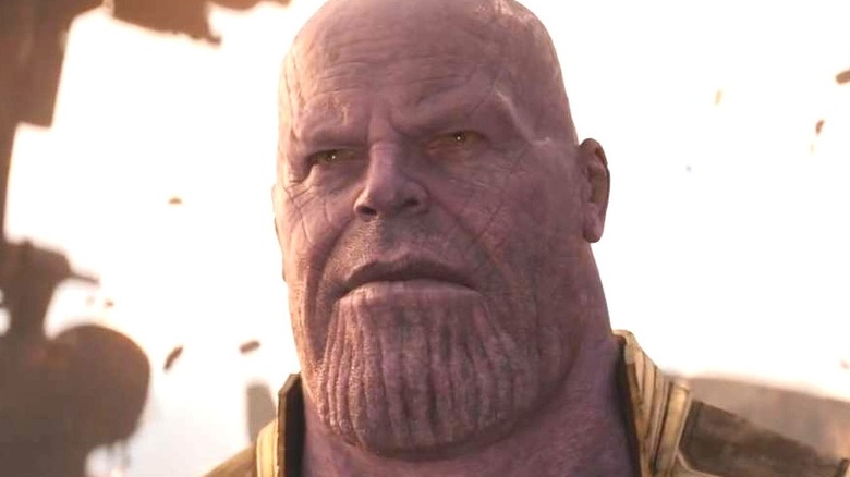 Thanos looks up