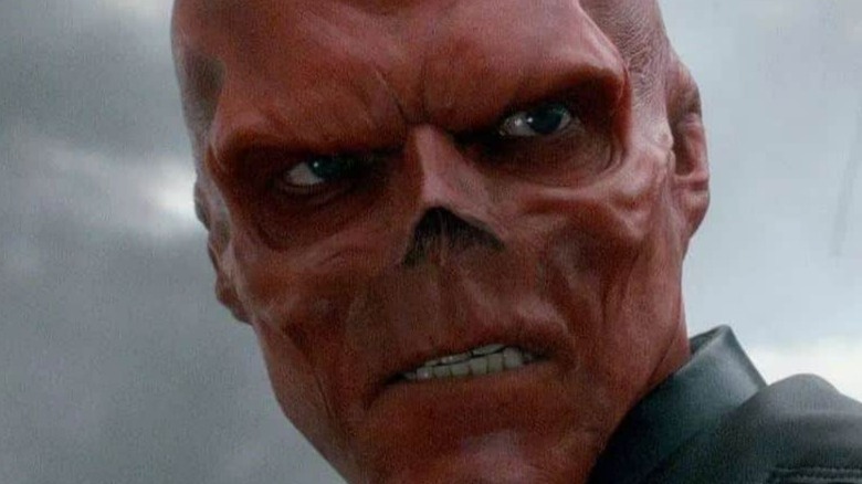 Red Skull grimacing