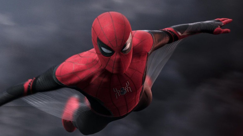 Peter Parker glides