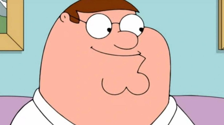 Peter Griffin sitting