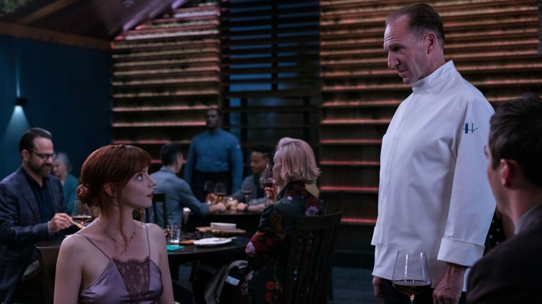 Chef Slowik confronting Margot 