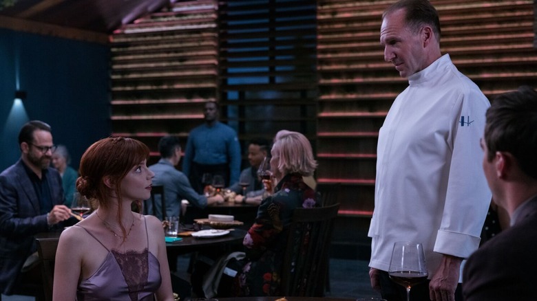 Chef Slowik confronting Margot