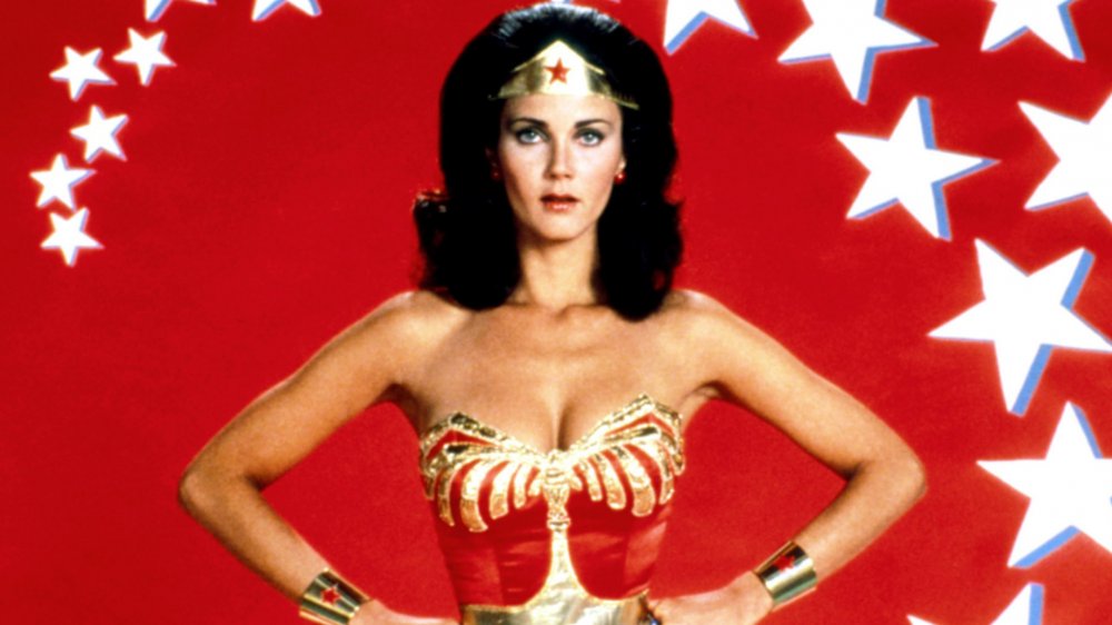 Lynda Carter in a promo image for the Wonder Woman TV show