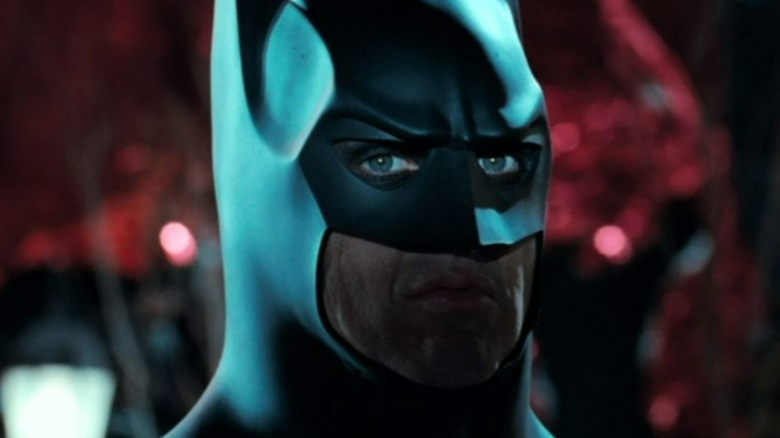 Batman glaring