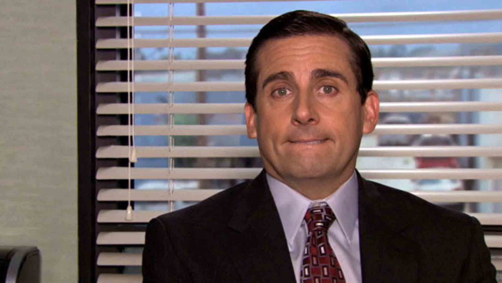 Steve Carell as Michael Scott in The Office