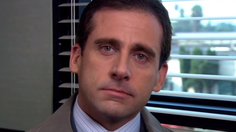 Michael Scott thoughtful