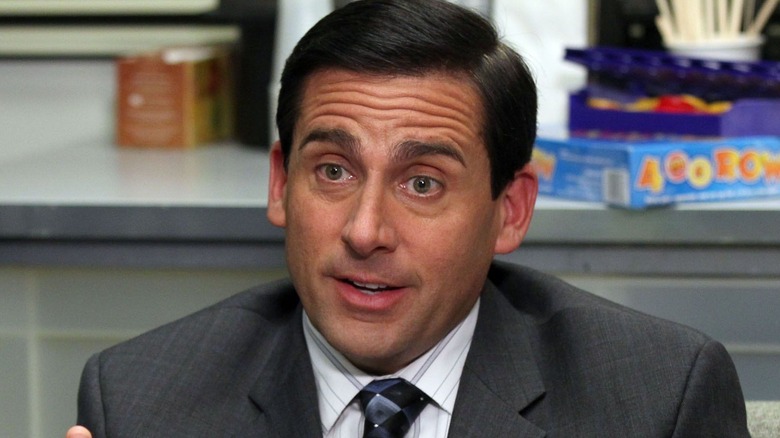 Michael Scott looks shocked