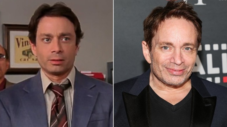 Chris Kattan next to Bob Weaver