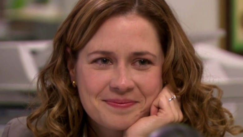 Pam Beesley smiling