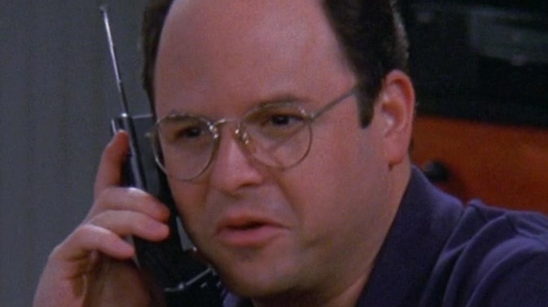 George Costanza talking on the phone