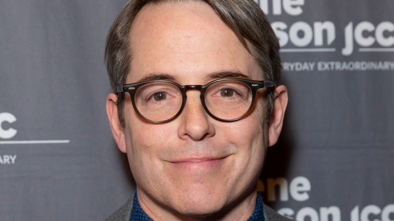 Matthew Broderick poses at an event.