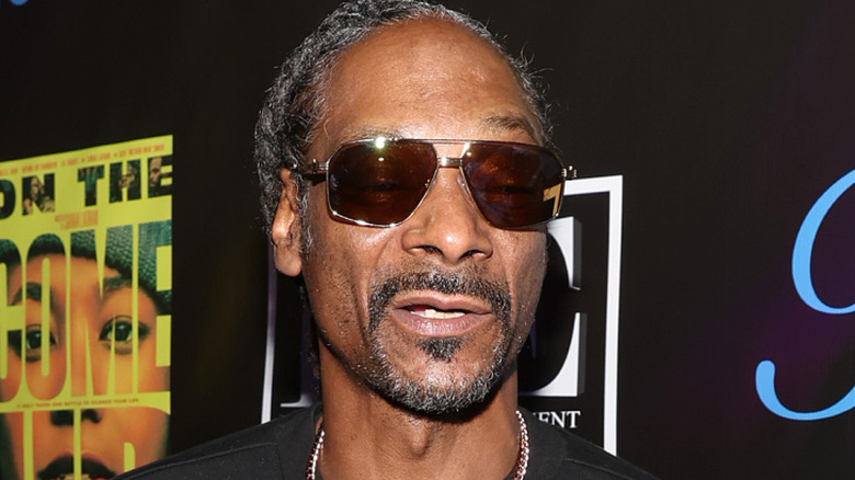 Snoop Dogg posing at event