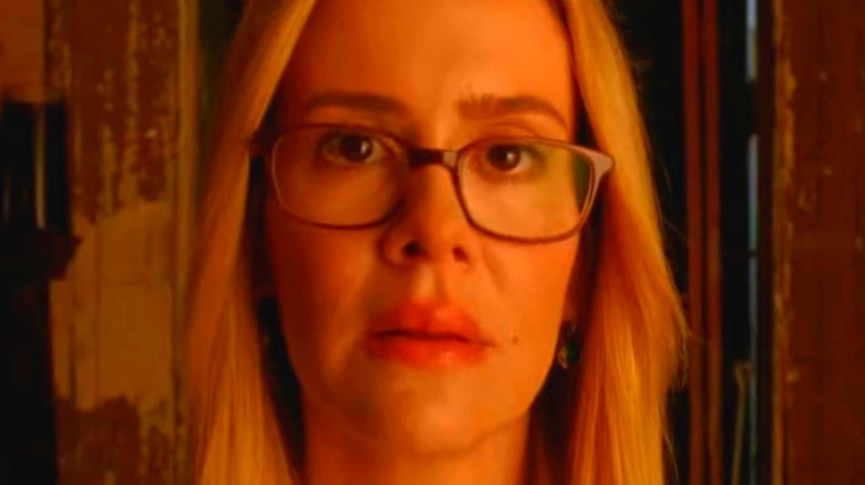 Sarah Paulson wearing glasses in AHS