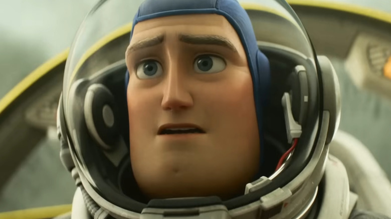 Buzz with a concerned expression