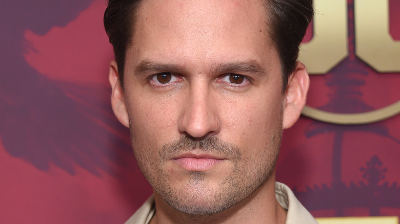 Ben Aldridge looking intense