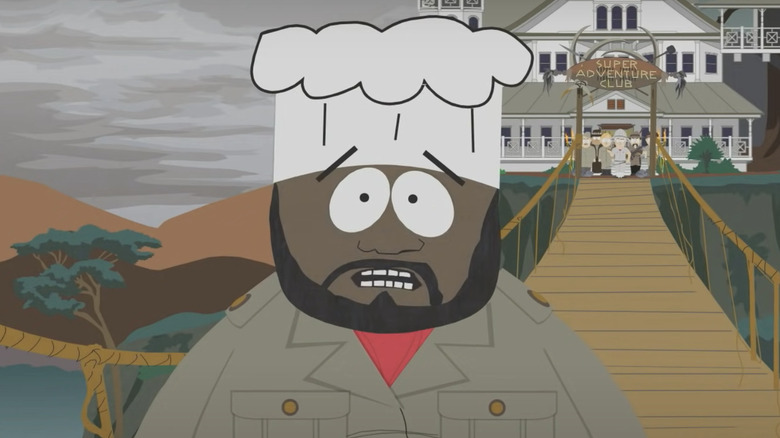 Chef leaving Super Adventure Club