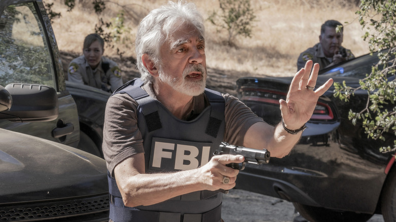 Joe Mantegna David Rossi Criminal Minds Evolution gun vest