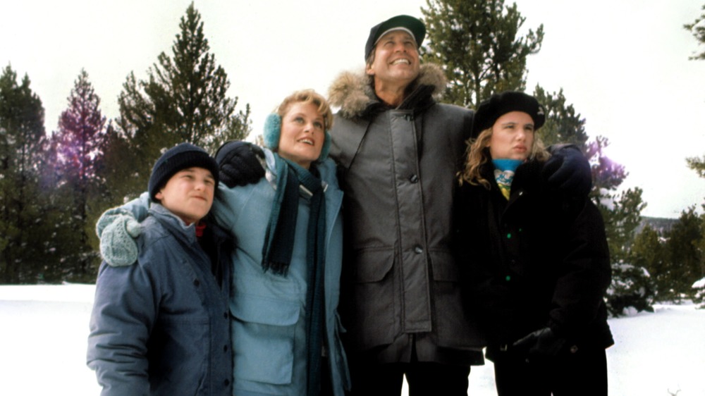 The Griswold family picking out their Christmas tree in National Lampoon's Christmas Vacation