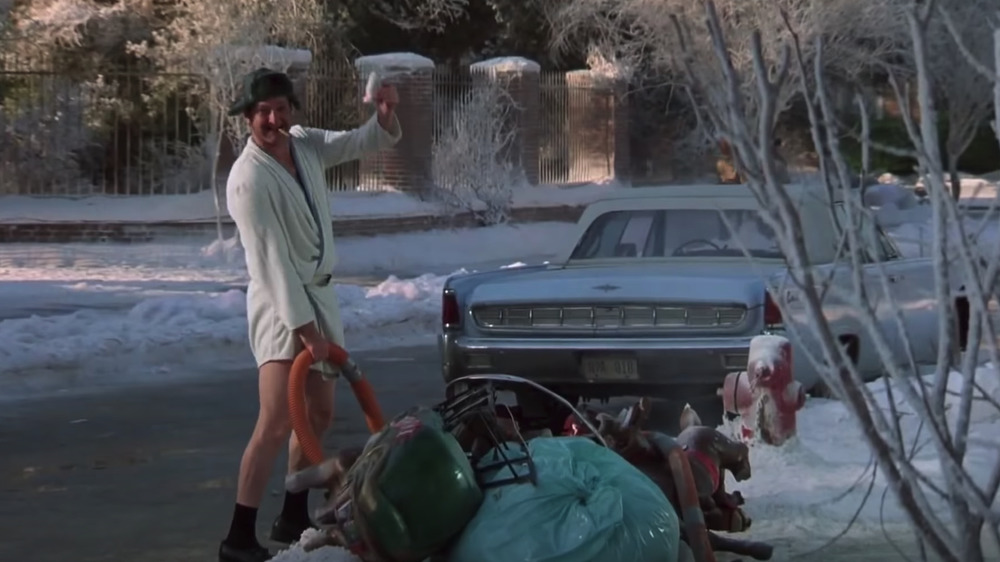 Randy Quaid as Eddie, emptying the RV toiler in National Lampoon's Christmas Vacation
