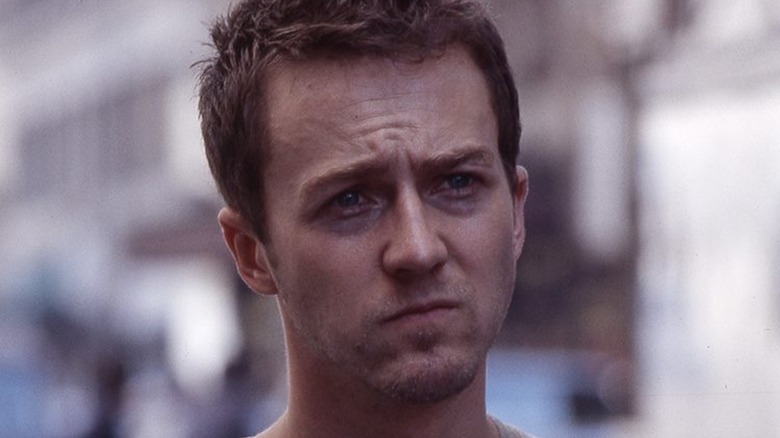 Edward Norton looks sad