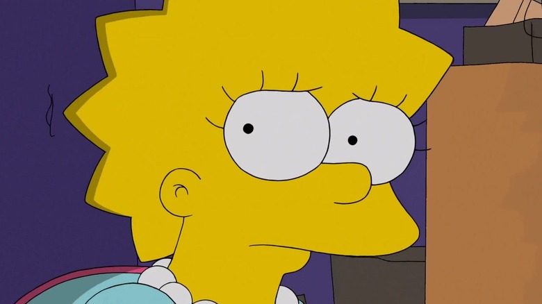 Lisa Simpson concerned 