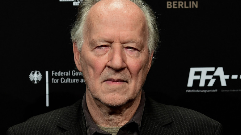 Werner Herzog scowling