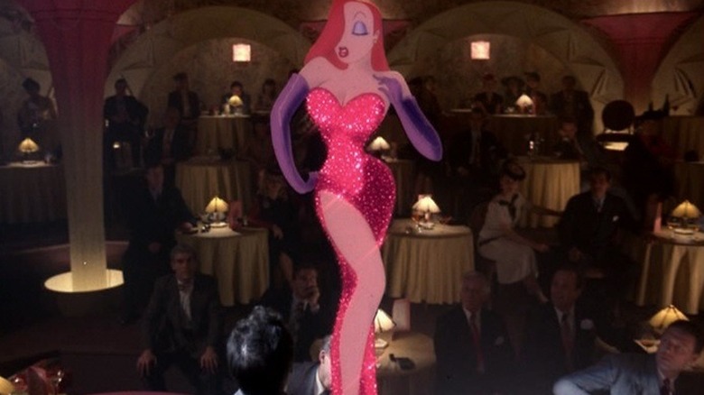 Jessica Rabbit dances on stage in "Who Framed Roger Rabbit" (1988)